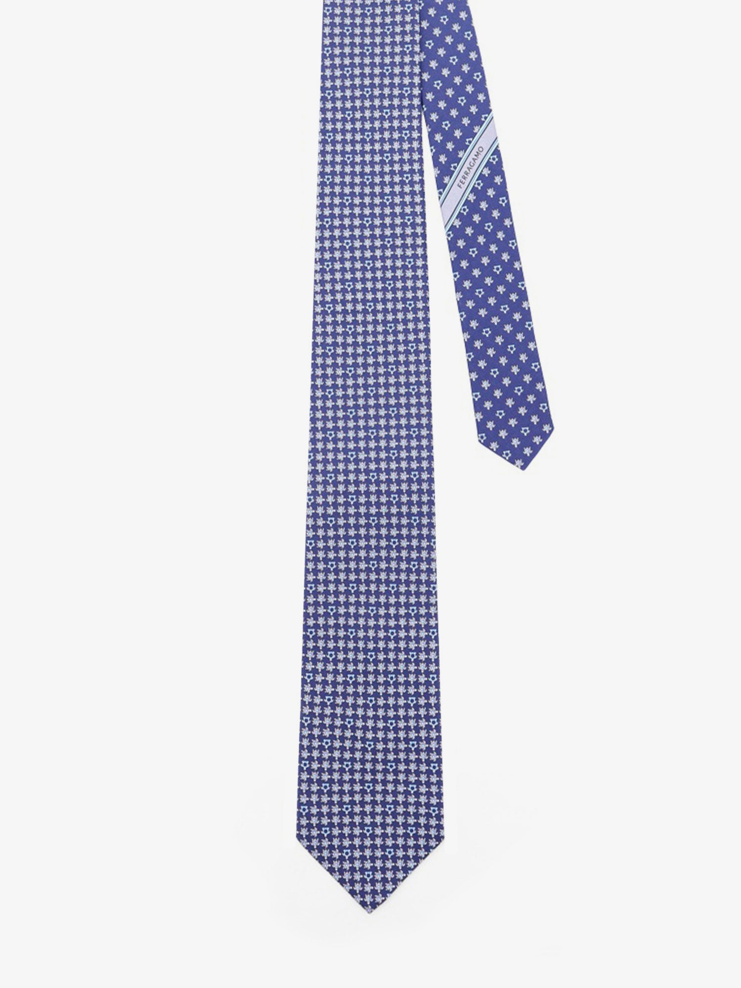 [Ferragamo] Tie FW26 351456794737NAVY