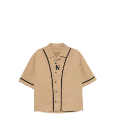 [Nine inthe morning] Shirts Short Sleeve SS26 9SS26ZIO01SQORAZIOA13BEIGE