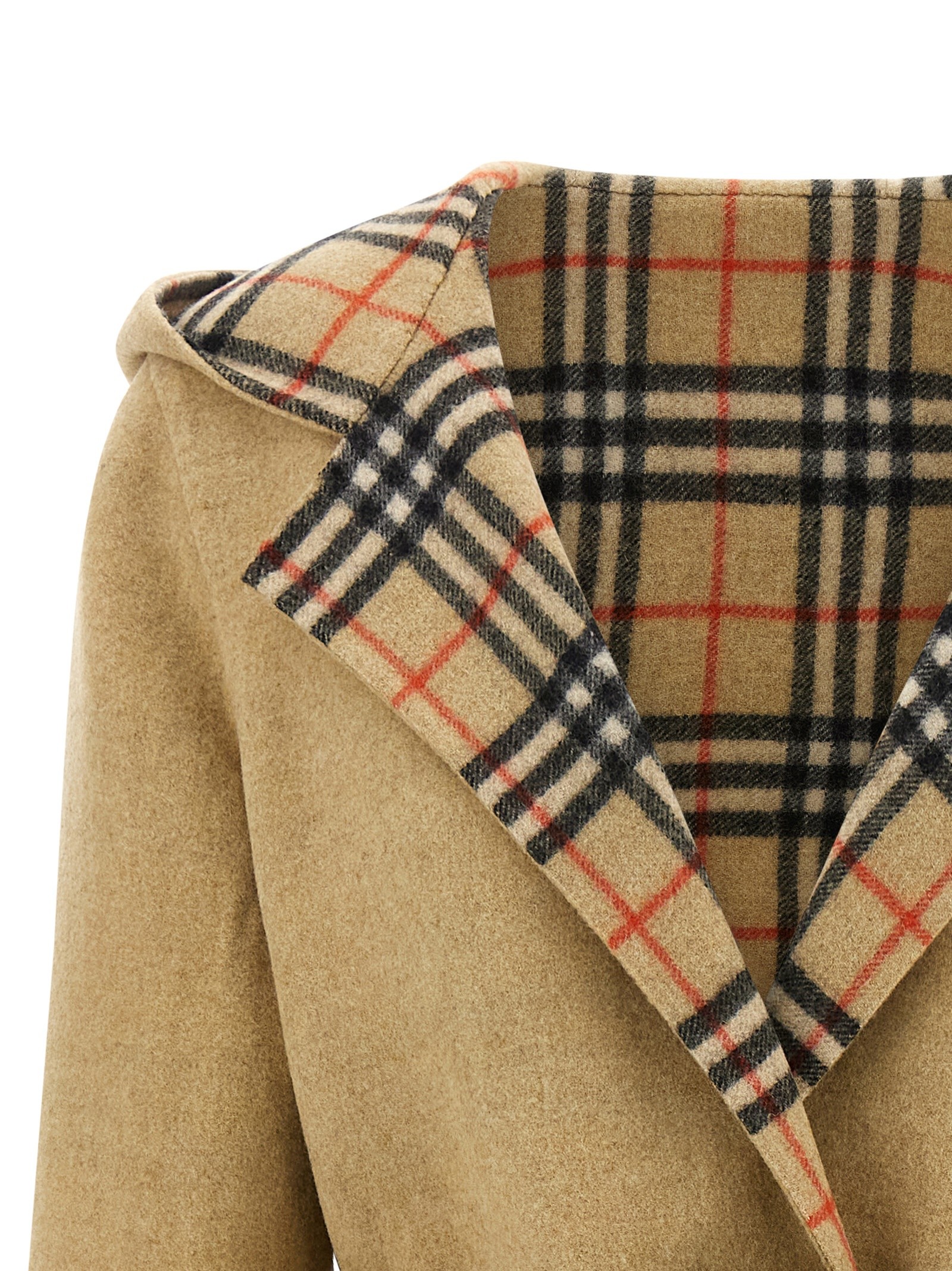 [Burberry] Coat FW25 8113069SANDIPCHECK