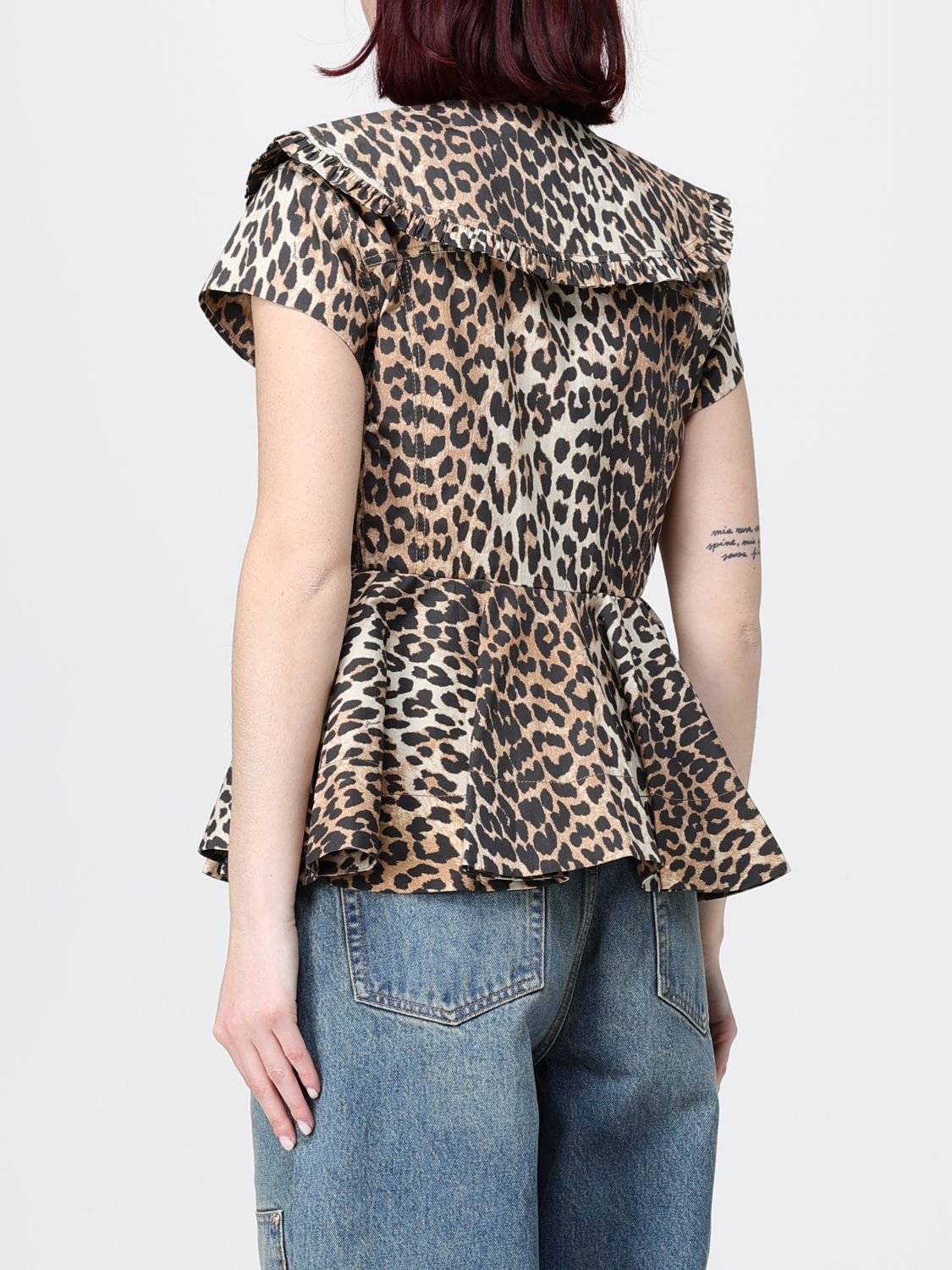 [GANNI] Shirts Long Sleeve SS26 A1040120 859