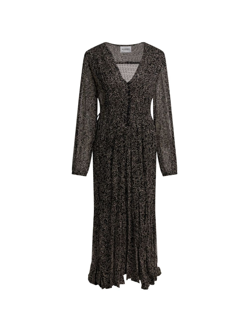 [Marant Etoile] Long sleeve dress SS26 RO0798FBD1J08EBKEC