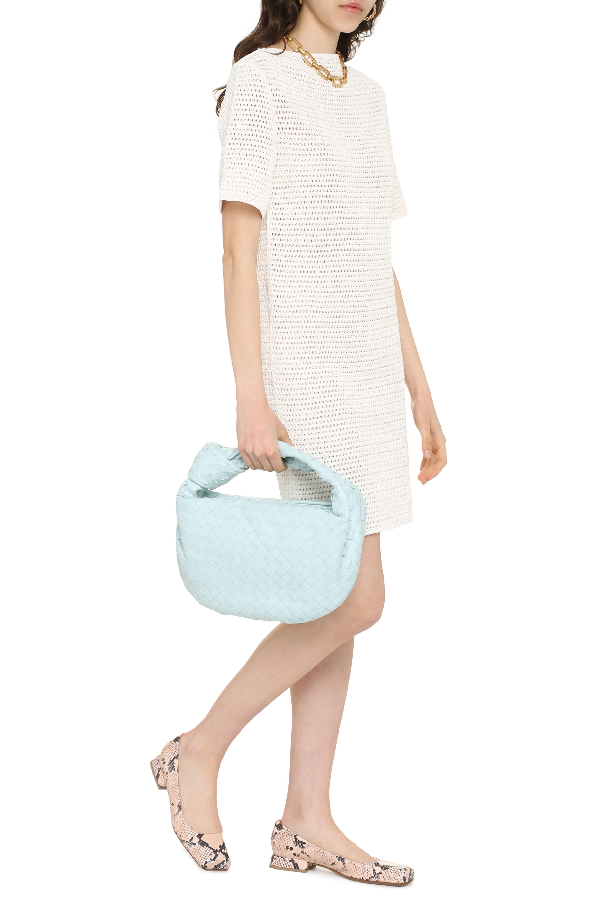 [Bottega Veneta] Short sleeve dress SS22 685527V1OK0_2945