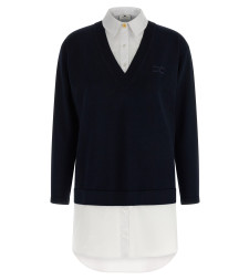 [ELISABETTA FRANCHI] Long sleeve dress FW25 AM09T56E2EF7