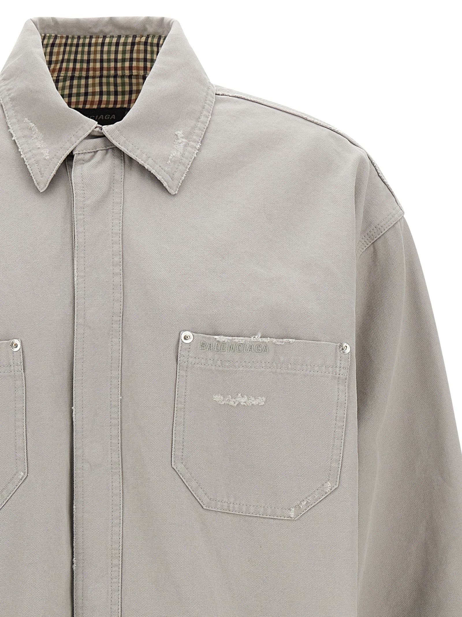 [Balenciaga] Shirts Long Sleeve FW25 839085TRP151400