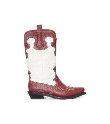 [GANNI] Boots FW26 D1010002007 BRICK RED