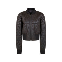 [Moncler X Rick Owens] Leather Jacket SS26 MU01F1A11M8116828