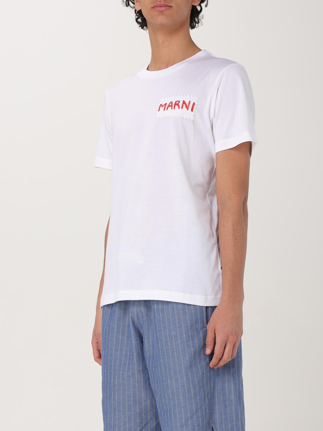 [Marni] T-shirts Short Sleeve FW25 HUMU0198X0UTC446 00W01
