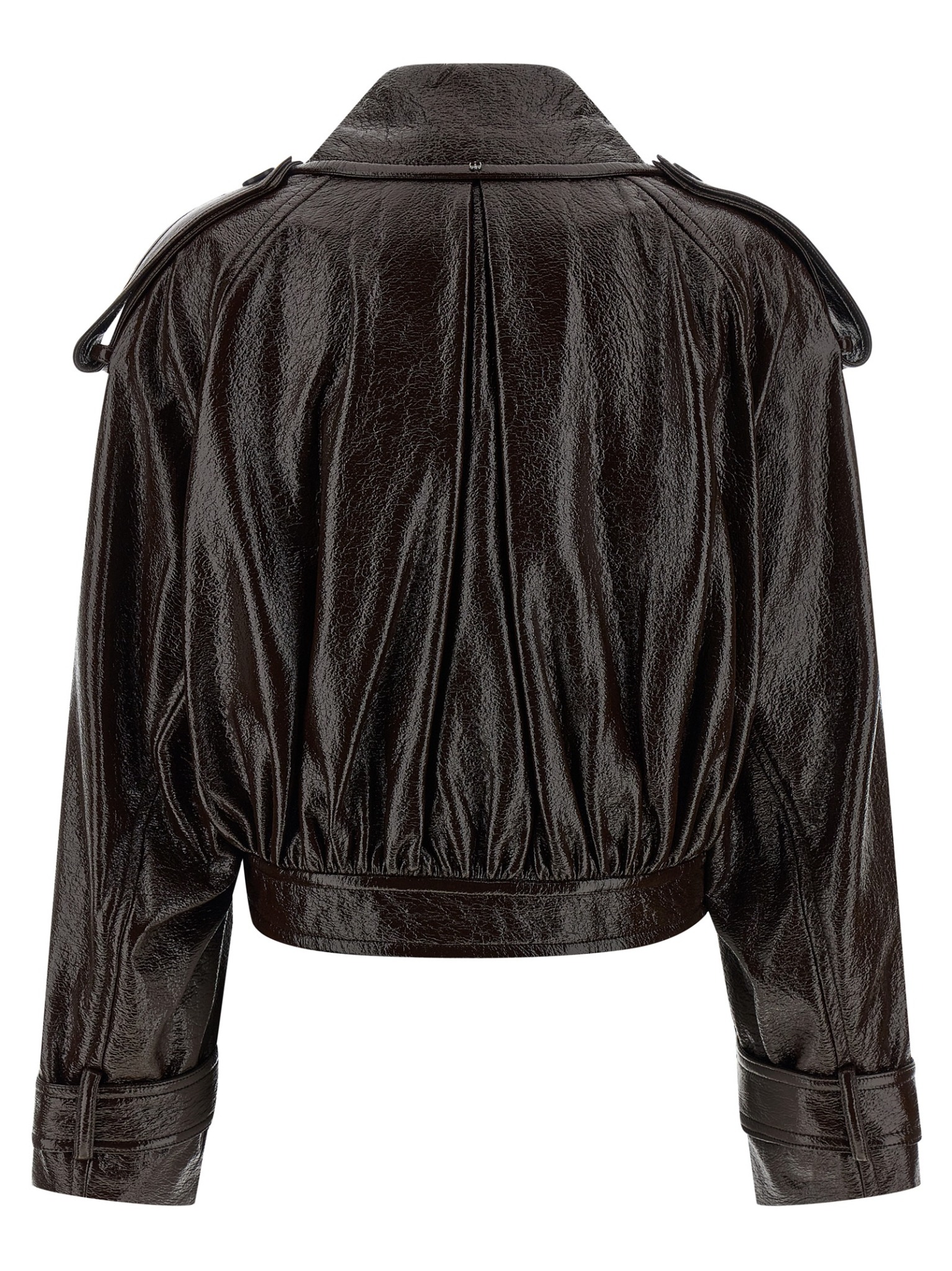 [SPORTMAX] Leather Jacket FW25 2522086063600002