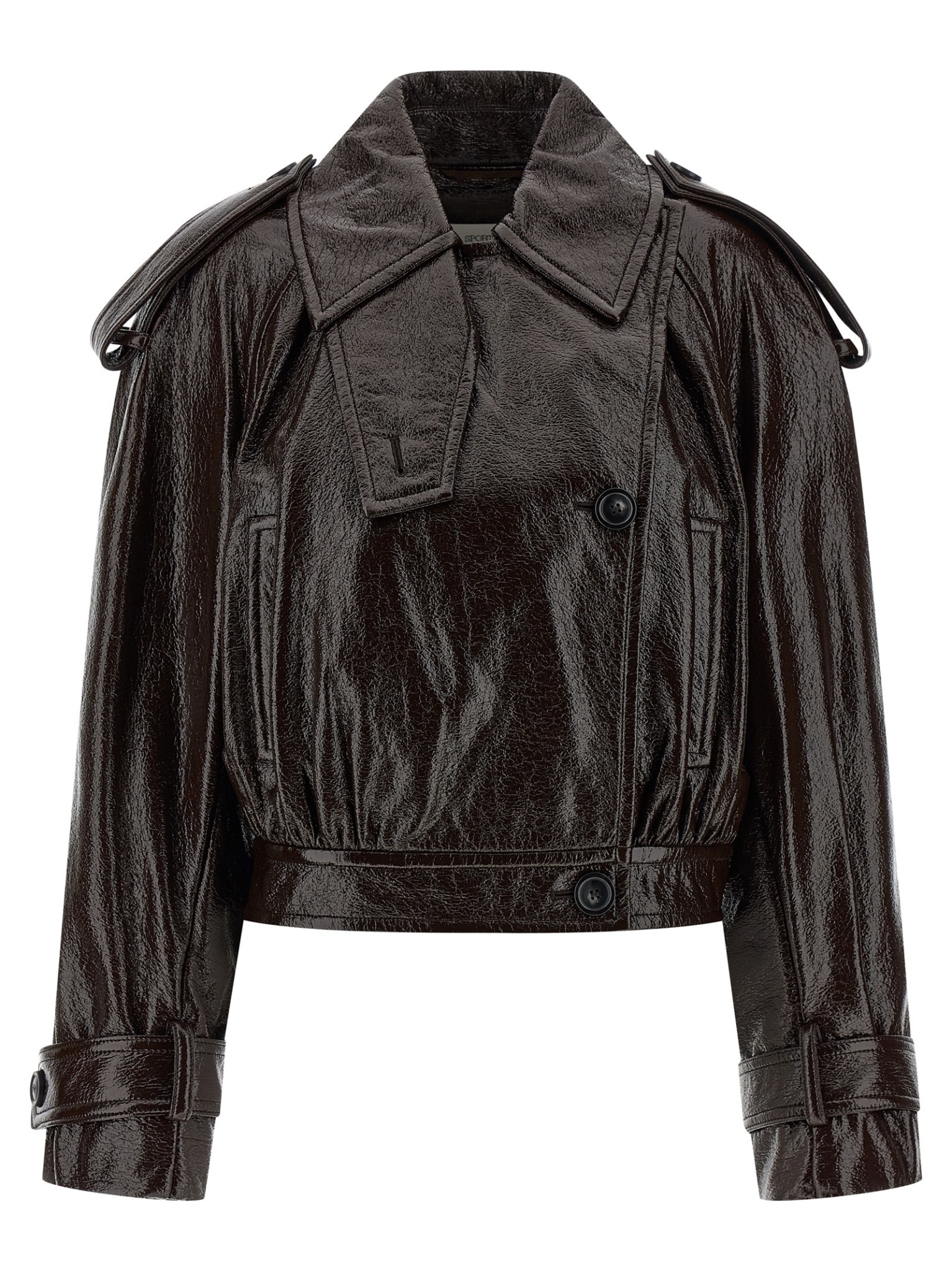 [SPORTMAX] Leather Jacket FW25 2522086063600002