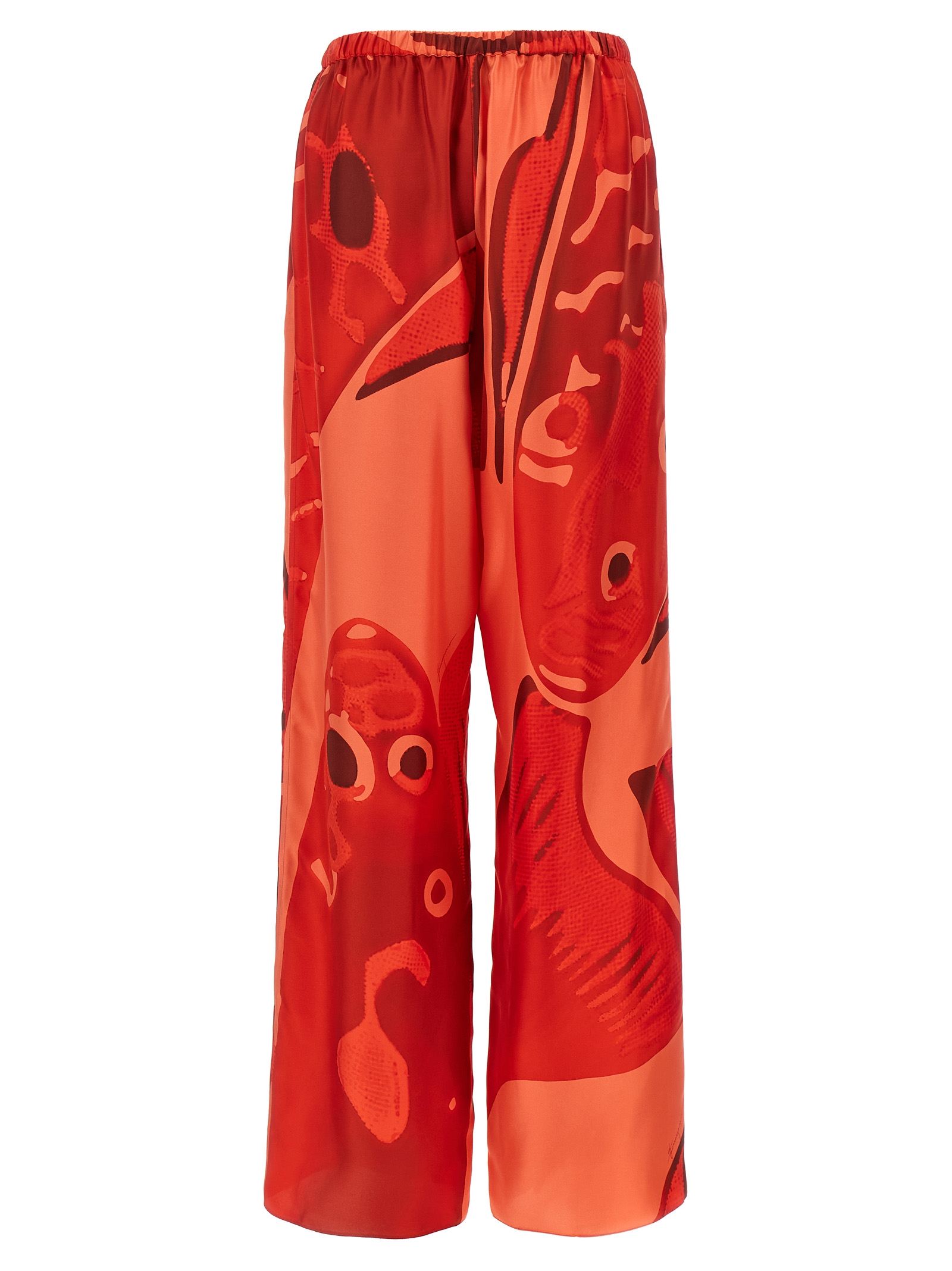 [Ferragamo] Trousers FW25 783412CORALNEWRED