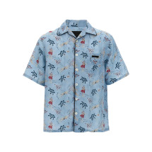 [Prada] Shirts Short Sleeve FW25 UCS524SOOO17OYF0076