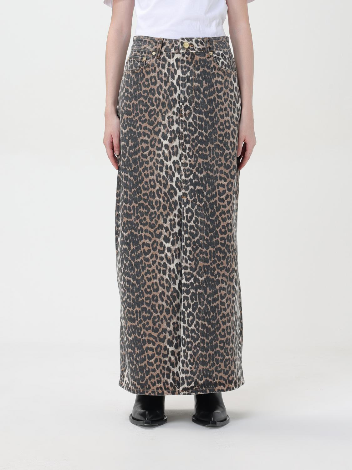 [GANNI] Long skirt FW25 J1445 943