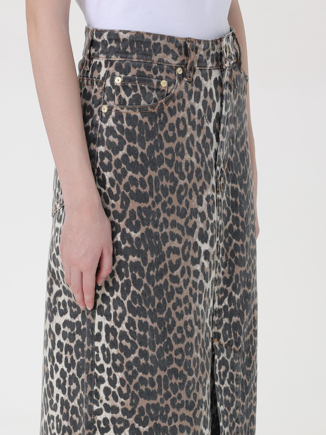 [GANNI] Long skirt FW25 J1445 943