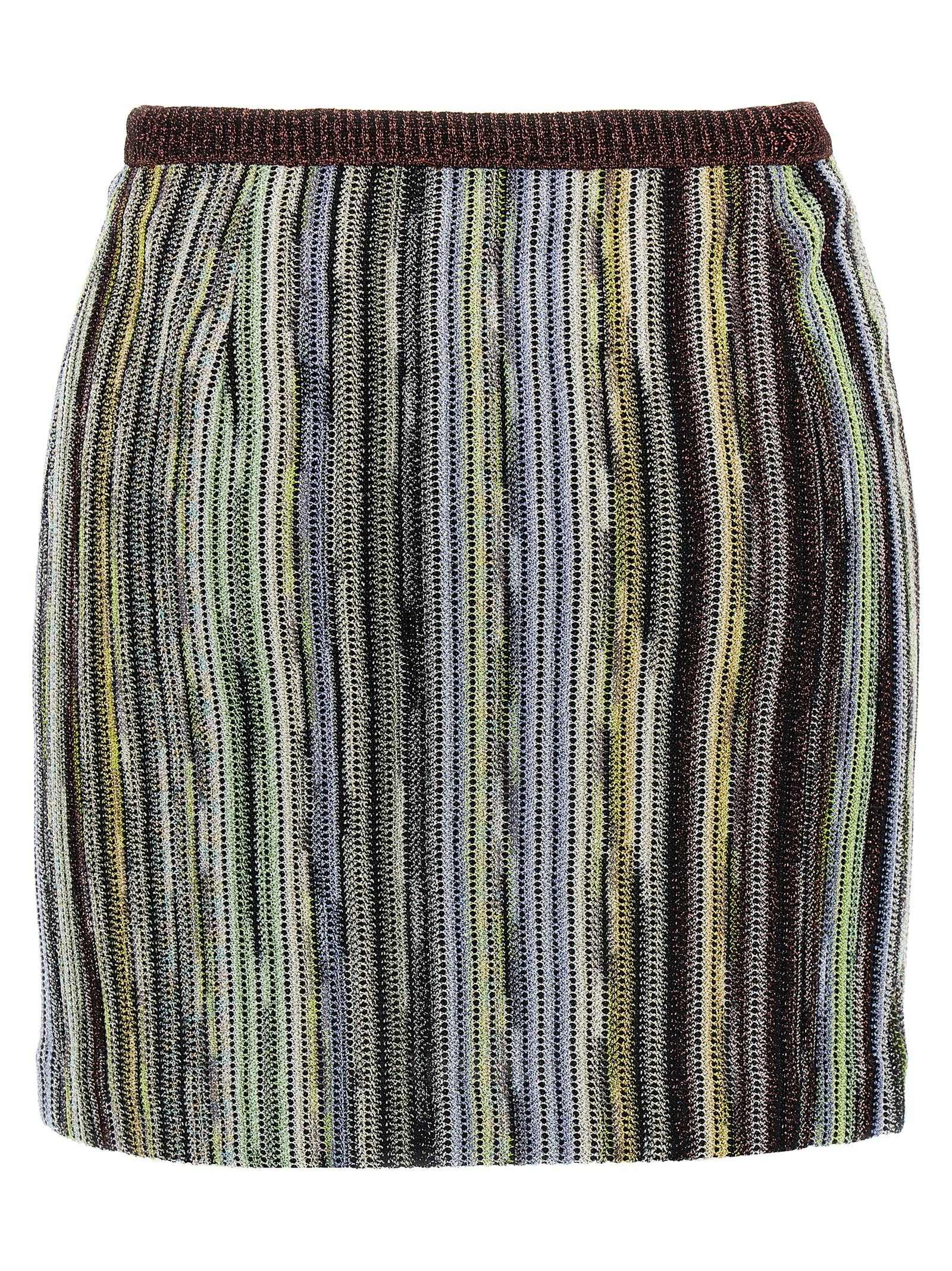 [MISSONI] Mini skirt SS25 DS25SH0IBR002HSM9KS
