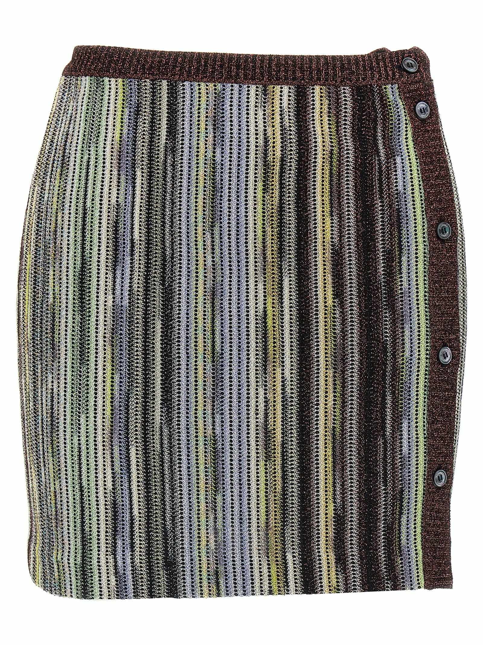 [MISSONI] Mini skirt SS25 DS25SH0IBR002HSM9KS