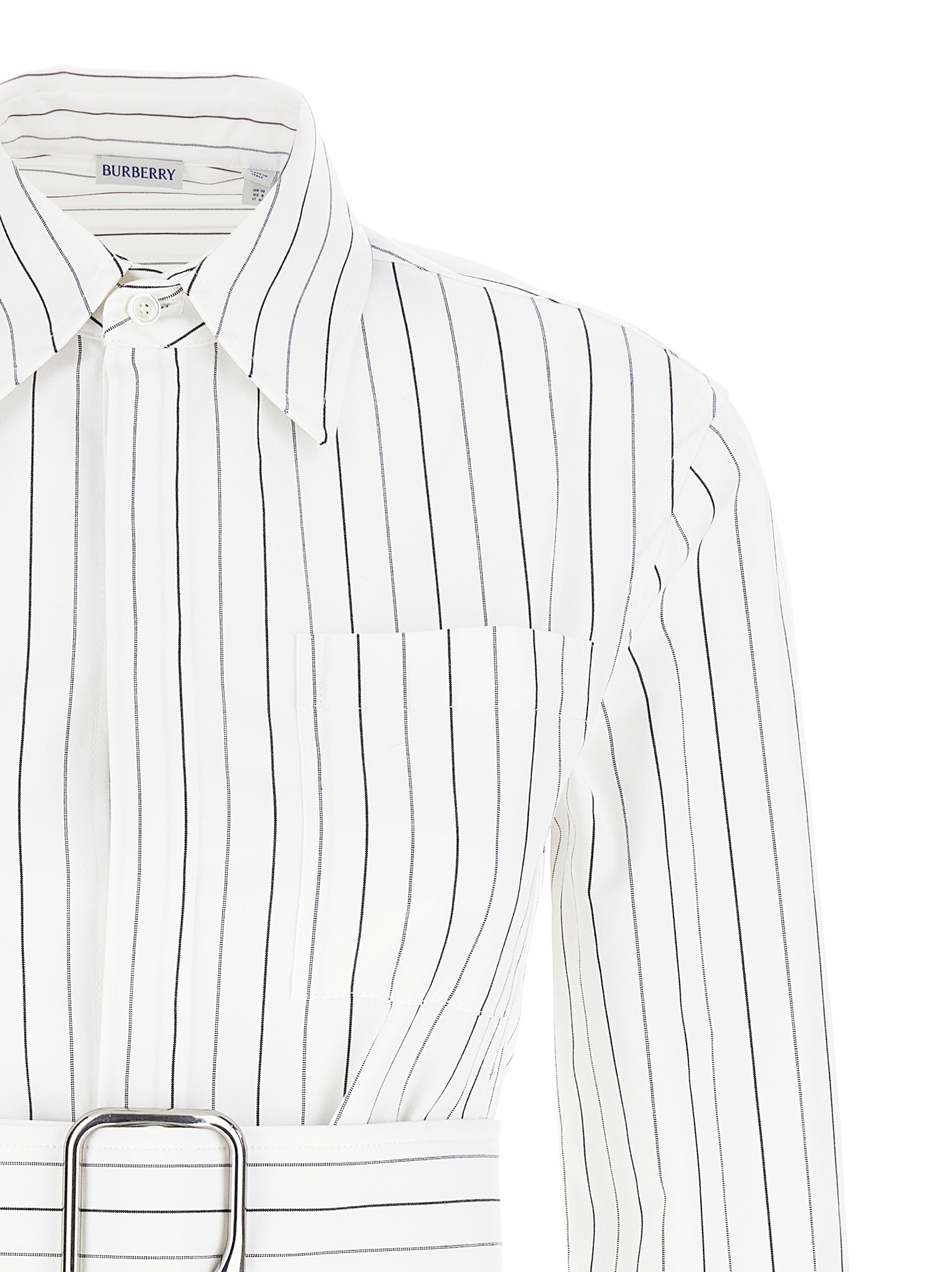 [Burberry] Shirts Long Sleeve SS25 8103514STRINGCOAL