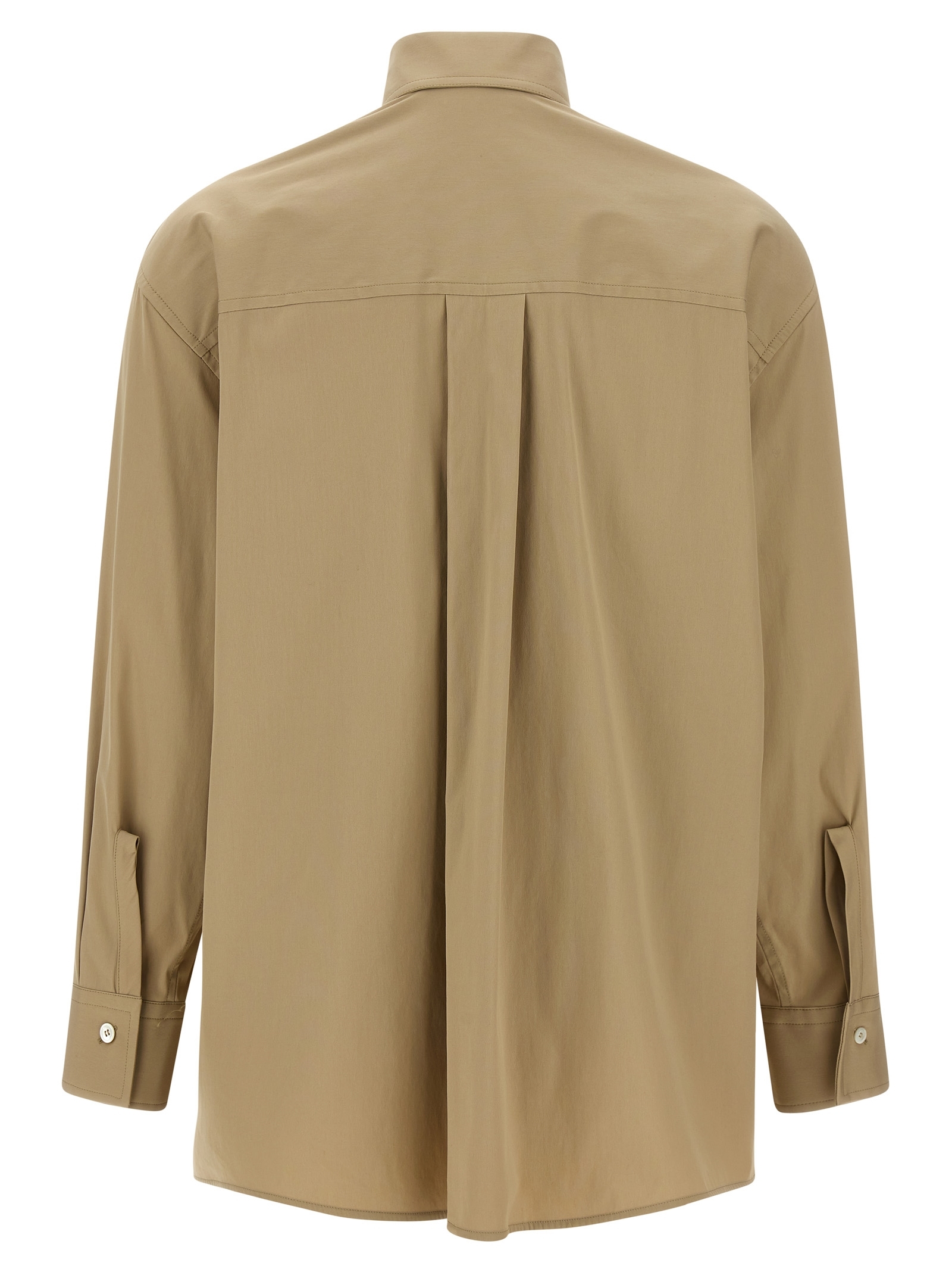 [Ferragamo] Shirts Long Sleeve SS25 780916STONE