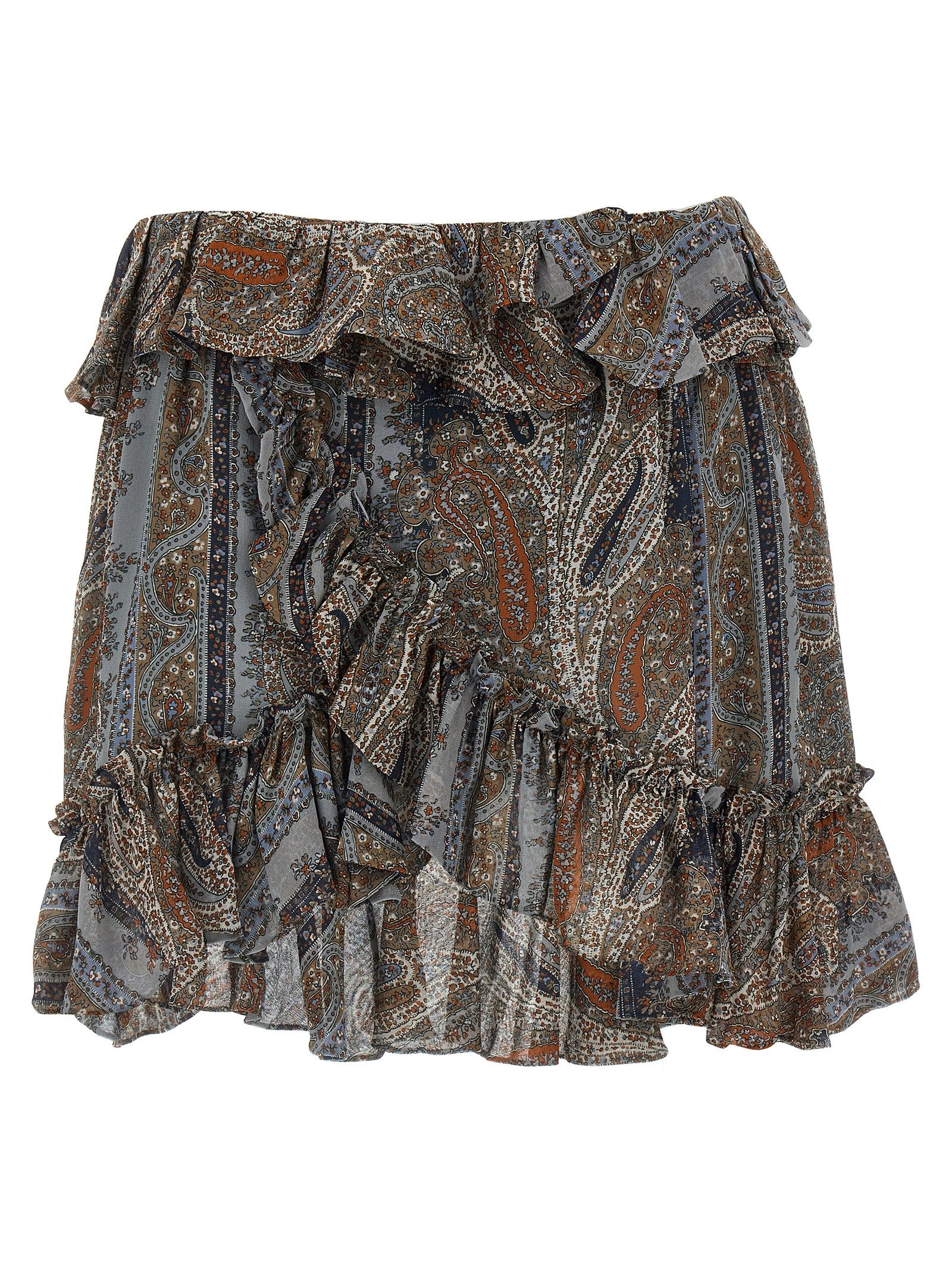 [Saint Laurent] Mini skirt SS25 823750Y3K588490