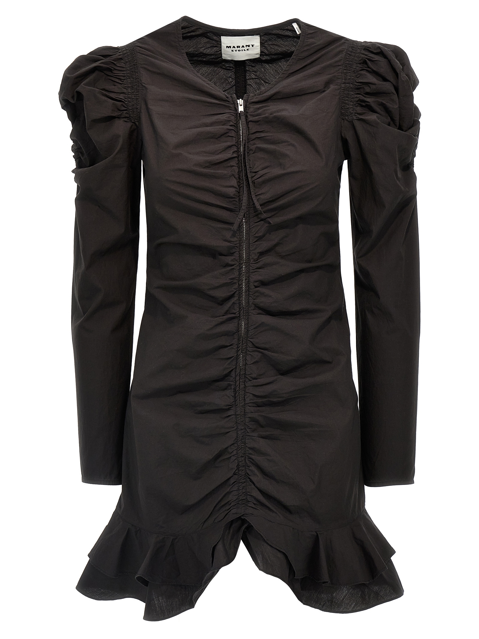 [Marant Etoile] Long sleeve dress SS25 RO0685FAC1J06E01BK
