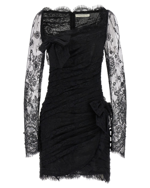 [Alessandra Rich] Long sleeve dress FW25 FABX4125P46230900