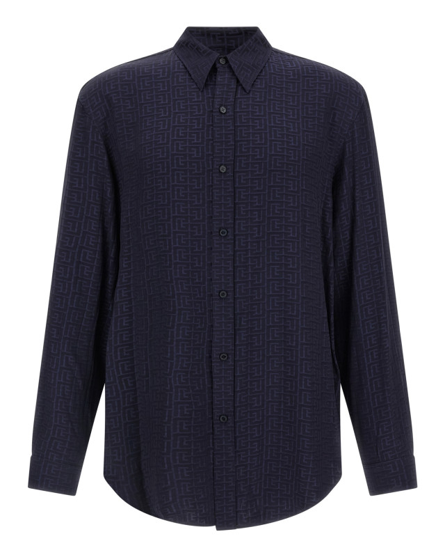 [Balmain] Shirts Long Sleeve SS26 GH1HS555VI746UB