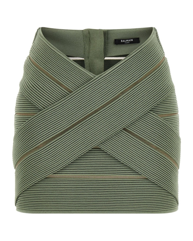 [Balmain] Mini skirt SS26 GF0LBB48KJ757EU