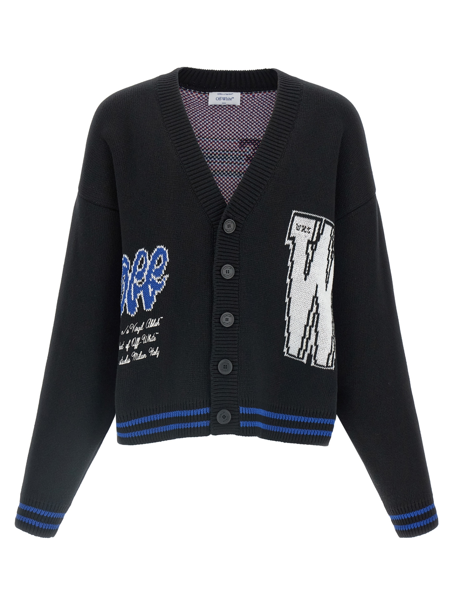[Off-White] Cardigan FW25 OMHB019F25KNI00210011001