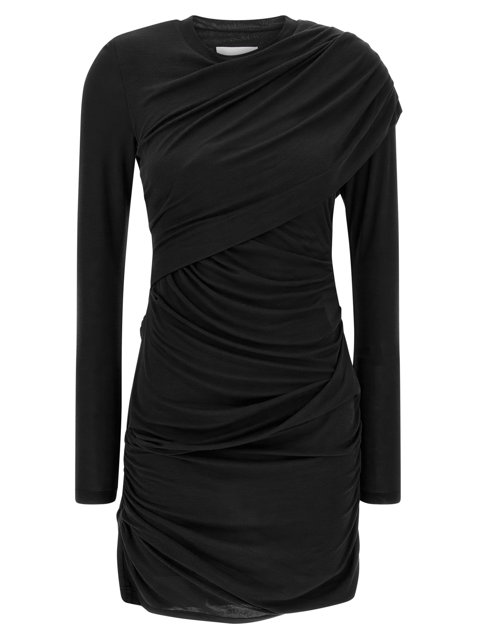 [Marant Etoile] Long sleeve dress FW25 RO0842FAC3K01E01BK