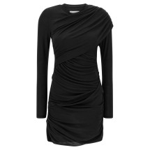 [Marant Etoile] Long sleeve dress FW25 RO0842FAC3K01E01BK
