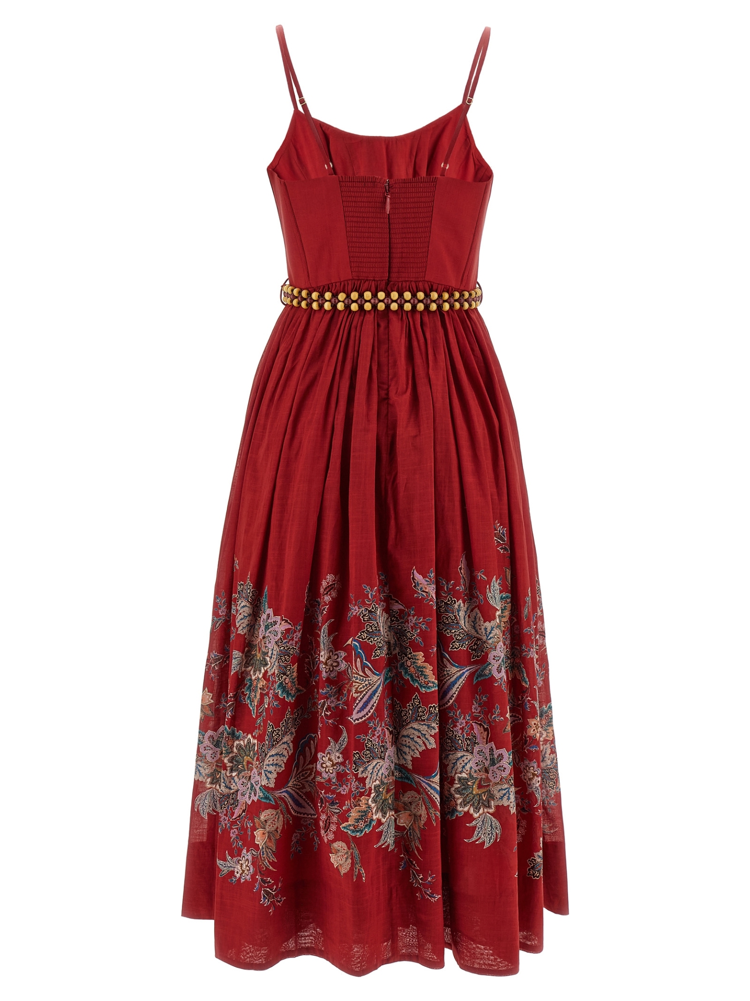 [Zimmermann] Sleeveless dress FW25 4225DSS251REDMULPAI