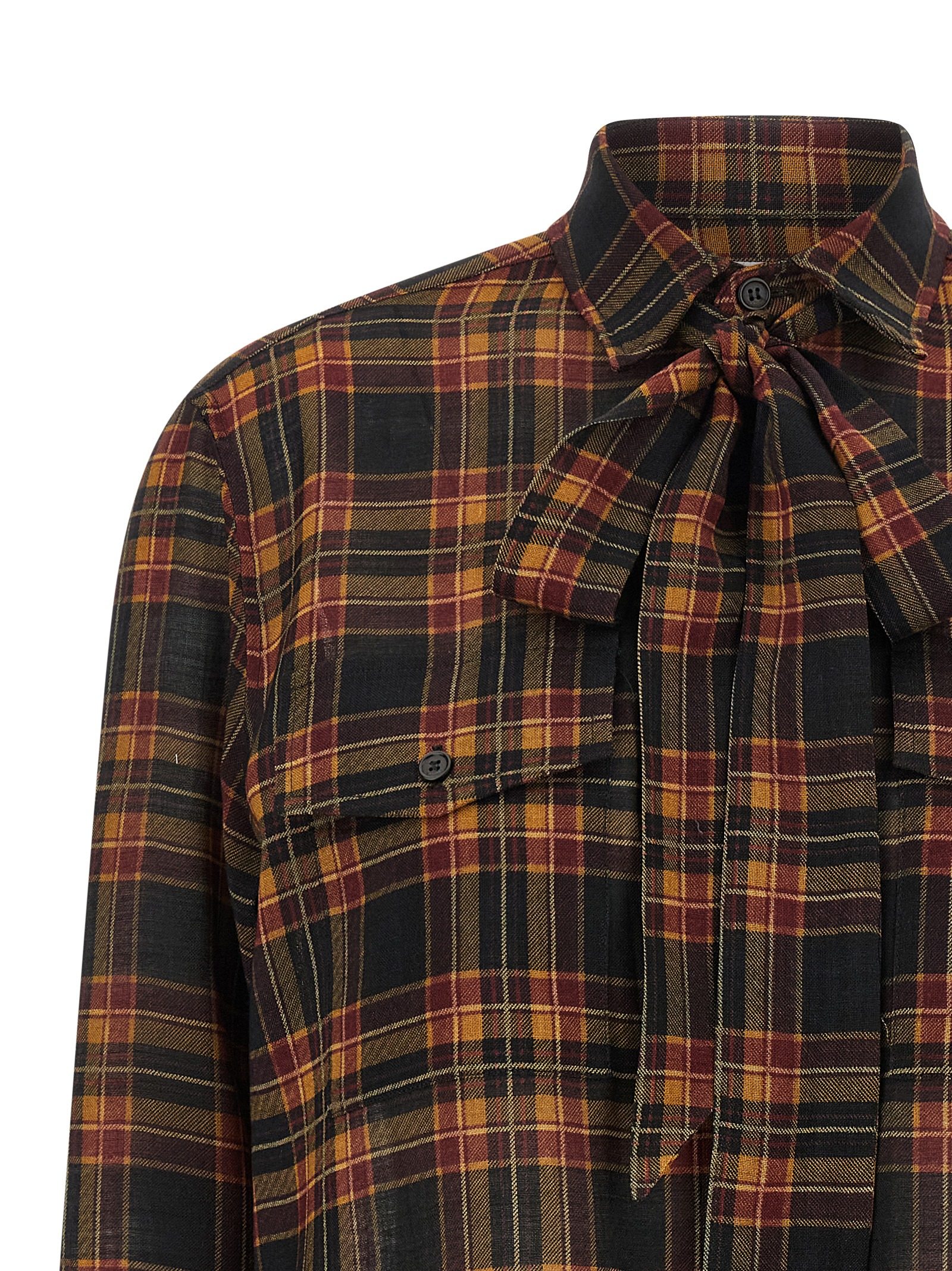 [Saint Laurent] Shirts Long Sleeve FW25 838891Y26ZA6703