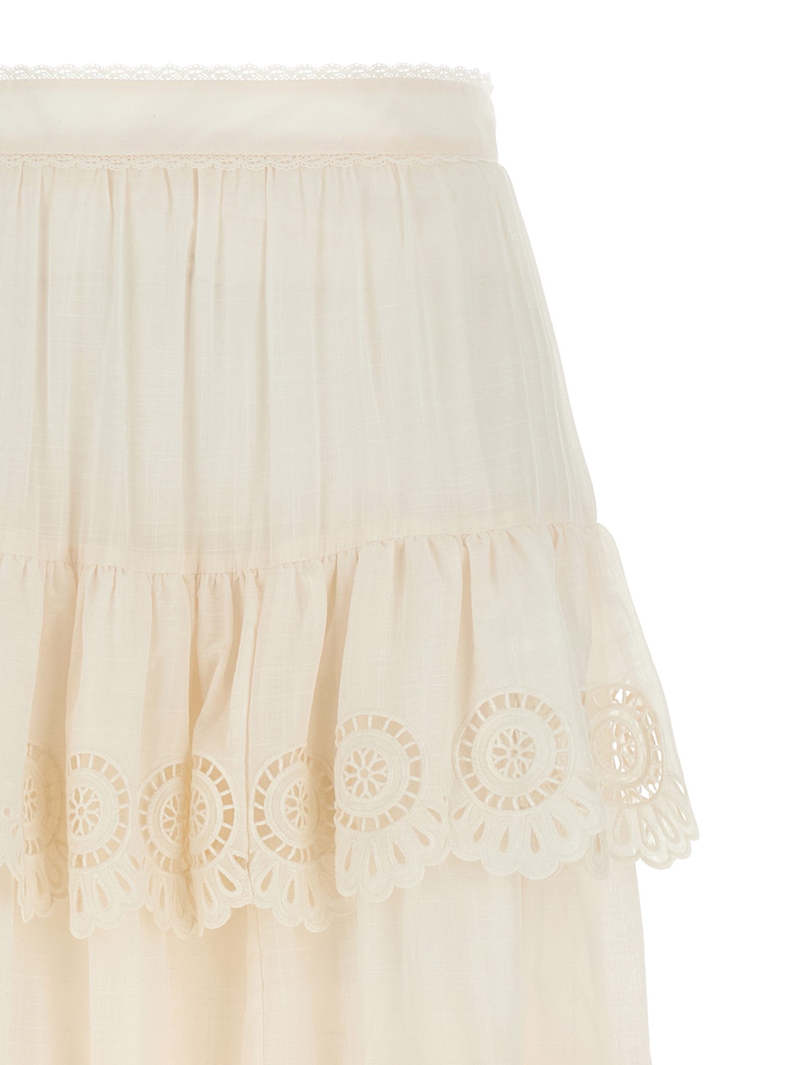 [Zimmermann] Midi skirt FW25 4283SSS252IVO