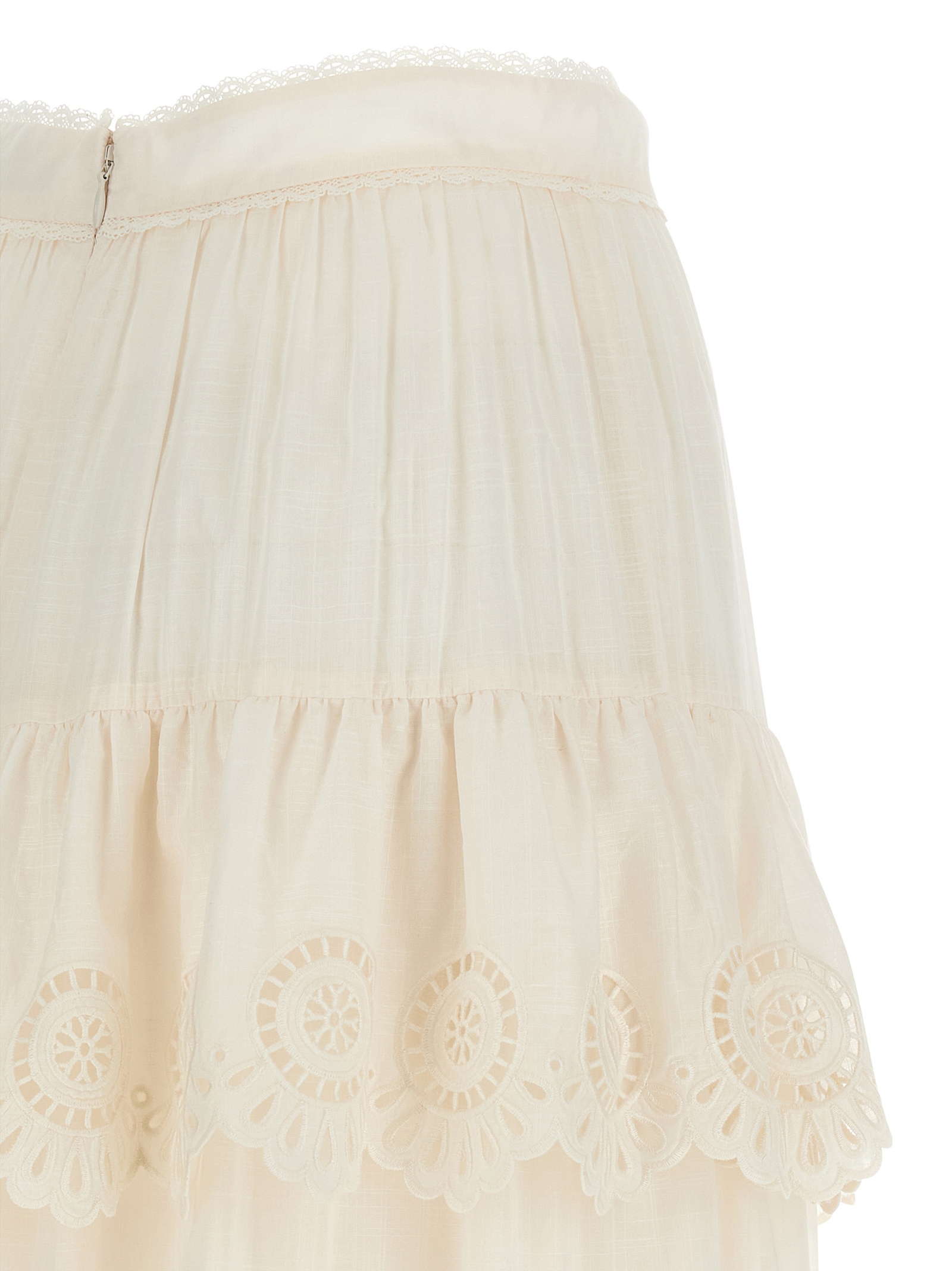 [Zimmermann] Midi skirt FW25 4283SSS252IVO