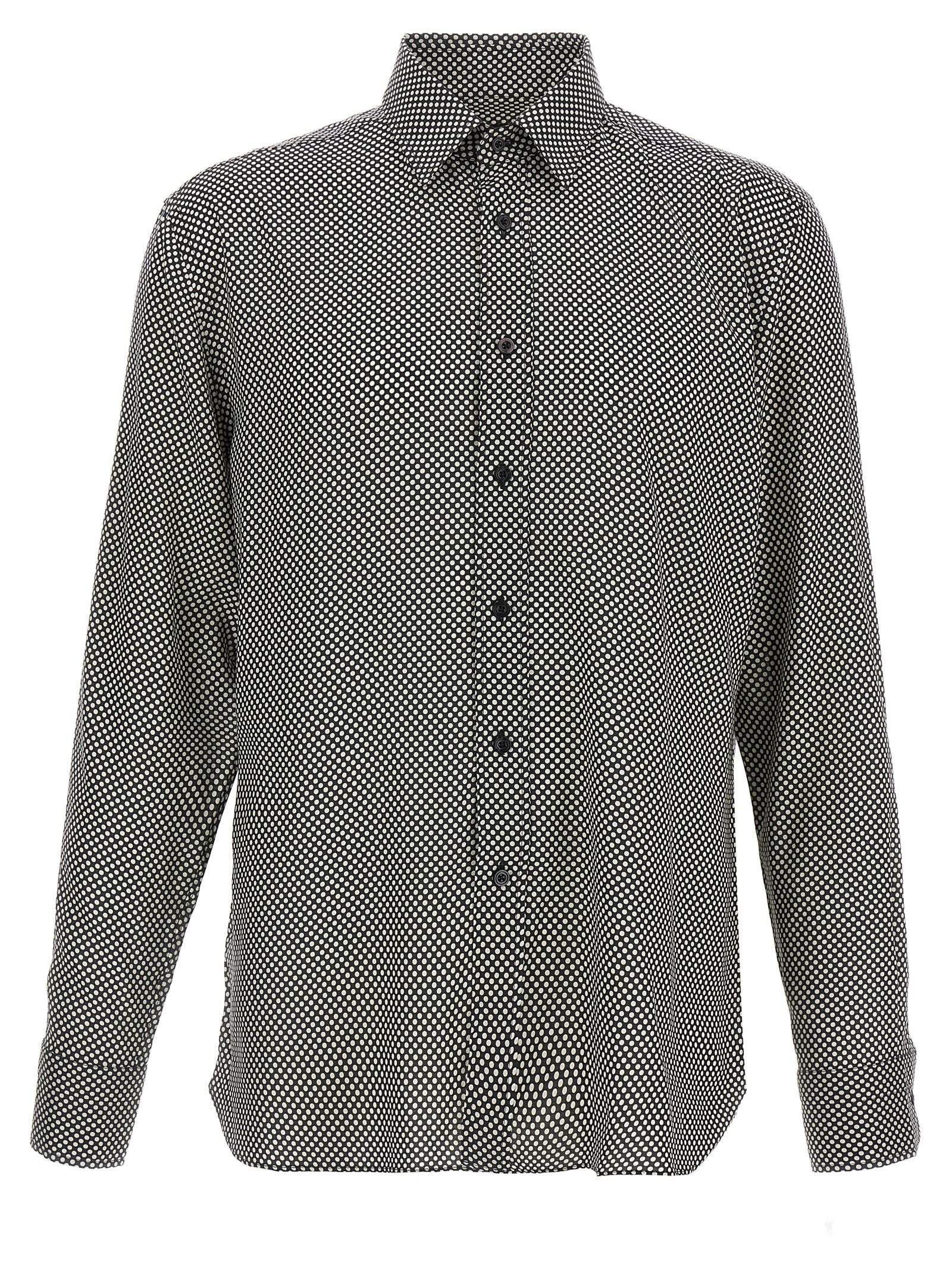 [Tom Ford] Shirts Long Sleeve FW25 HRN001FMT060ZBLEC