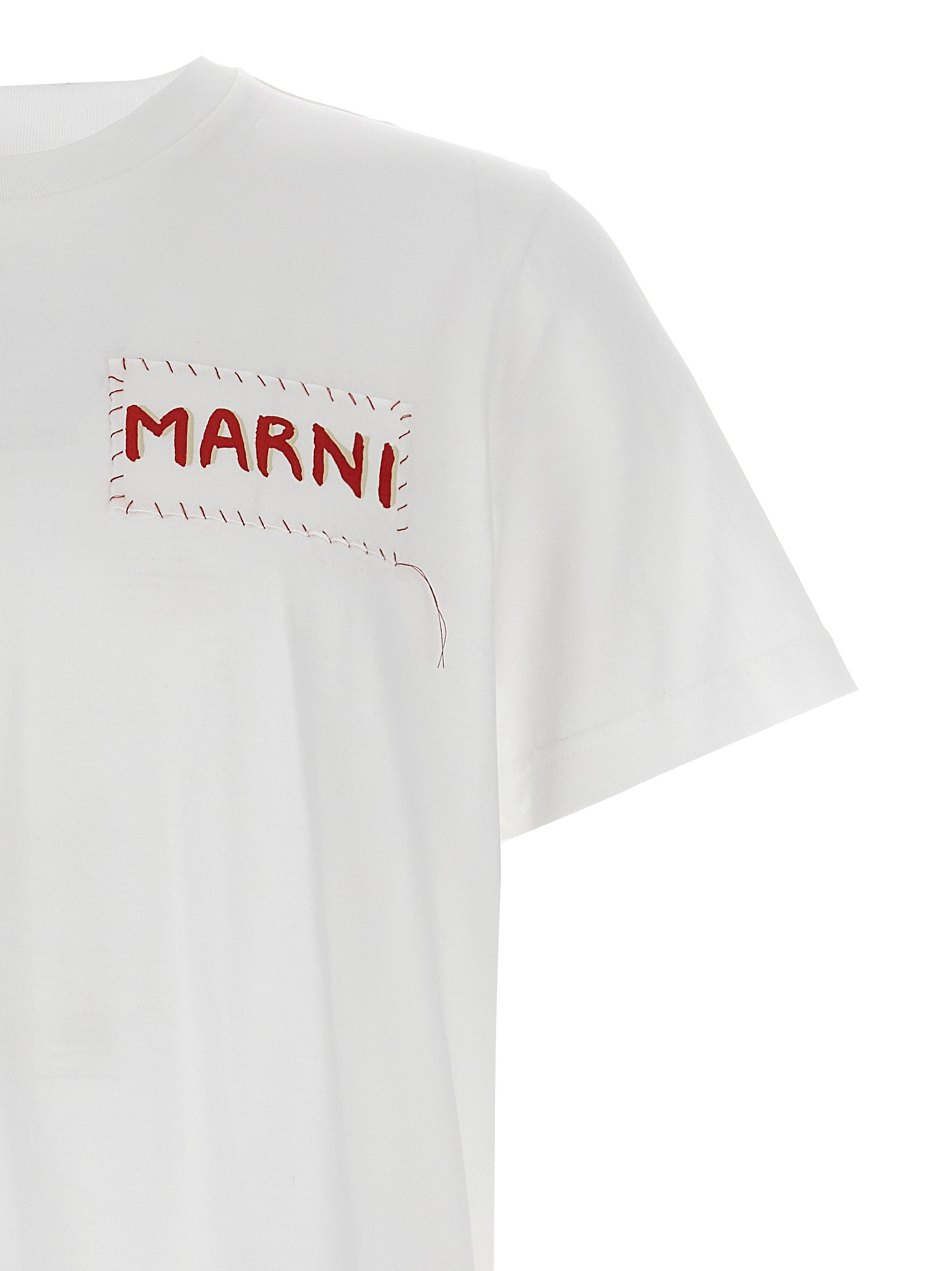 [Marni] T-shirts Short Sleeve FW25 HUMU0198X0UTC44600W01