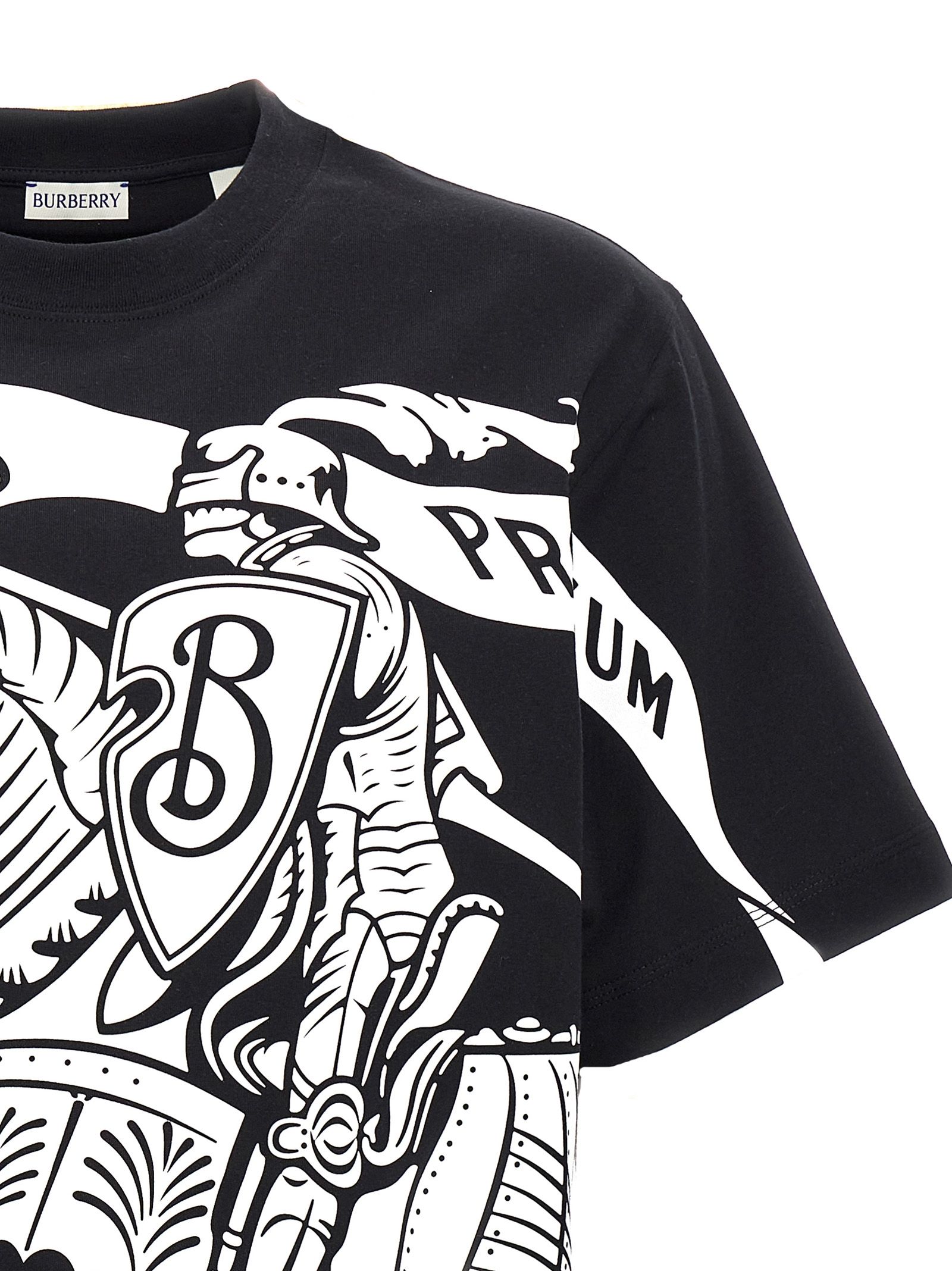 [Burberry] T-shirts Short Sleeve FW25 8095058BLACK