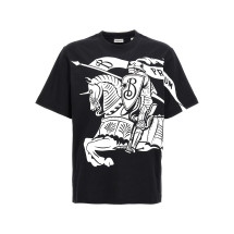 [Burberry] T-shirts Short Sleeve FW25 8095058BLACK