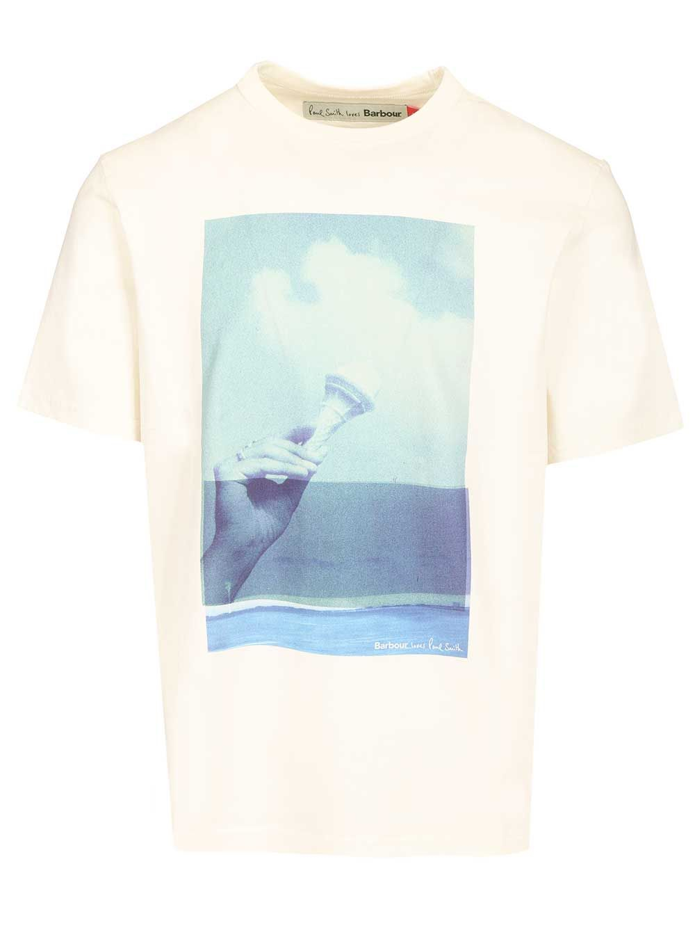 [Barbour X Paul Smith] T-shirts Short Sleeve SS26 MTS1613MTSWH32
