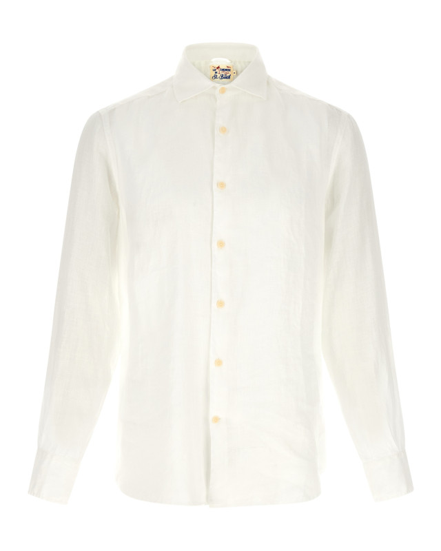 [MC2 Saint Barth] Shirts Long Sleeve SS26 PAMPLONALINEN01WHITE