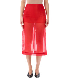 [THE FRANKIE SHOP] Midi skirt SS26 SKFS163977000RED