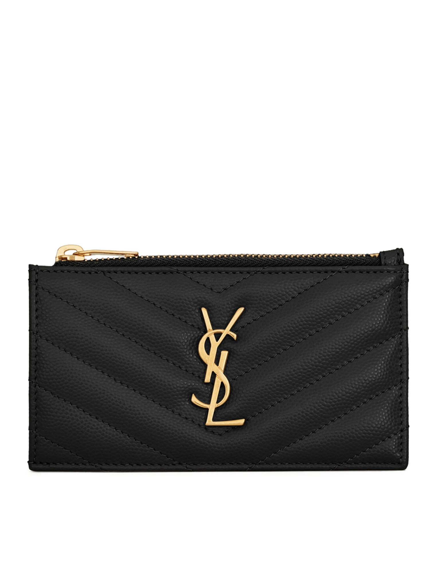 [Saint Laurent] Cardholder FW26 607915BOW011000 BLACK