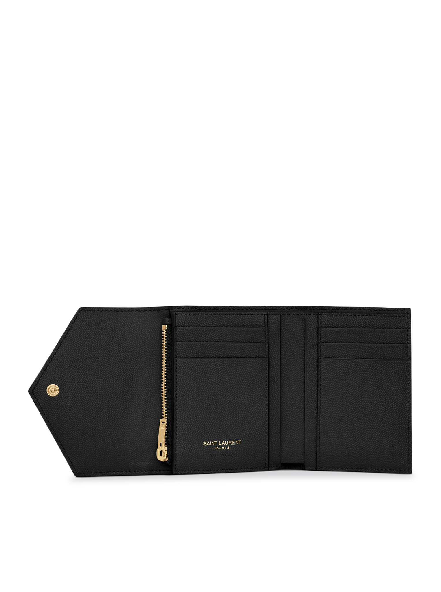 [Saint Laurent] Wallet FW26 403943BOW011000 BLACK
