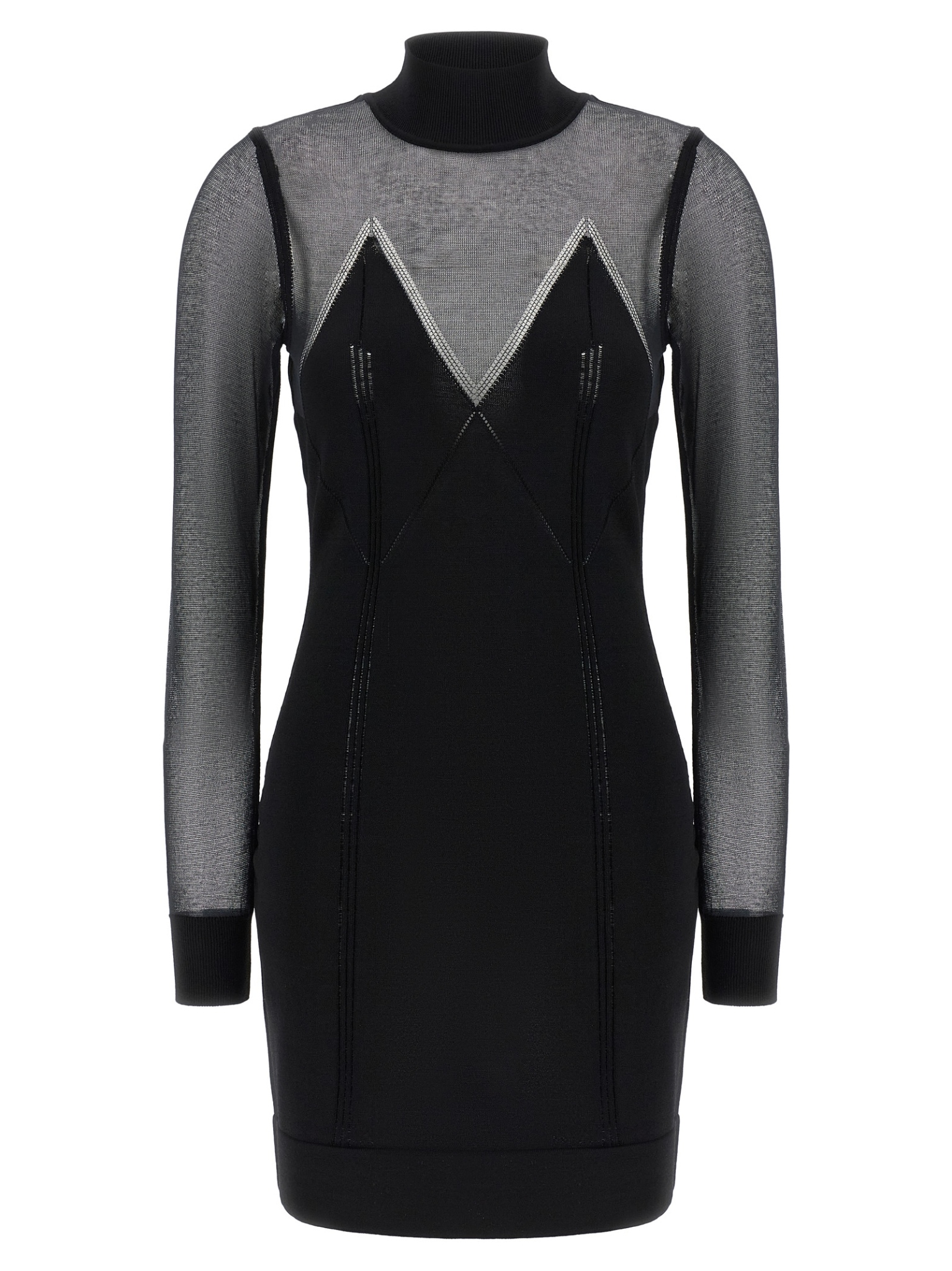 [ELISABETTA FRANCHI] Long sleeve dress SS26 AM95Q61E2110