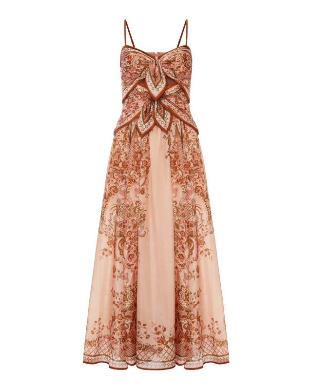 [Zimmermann] Sleeveless dress FW26 8062DSS261PPSF LPINK PAISLEY FLORAL