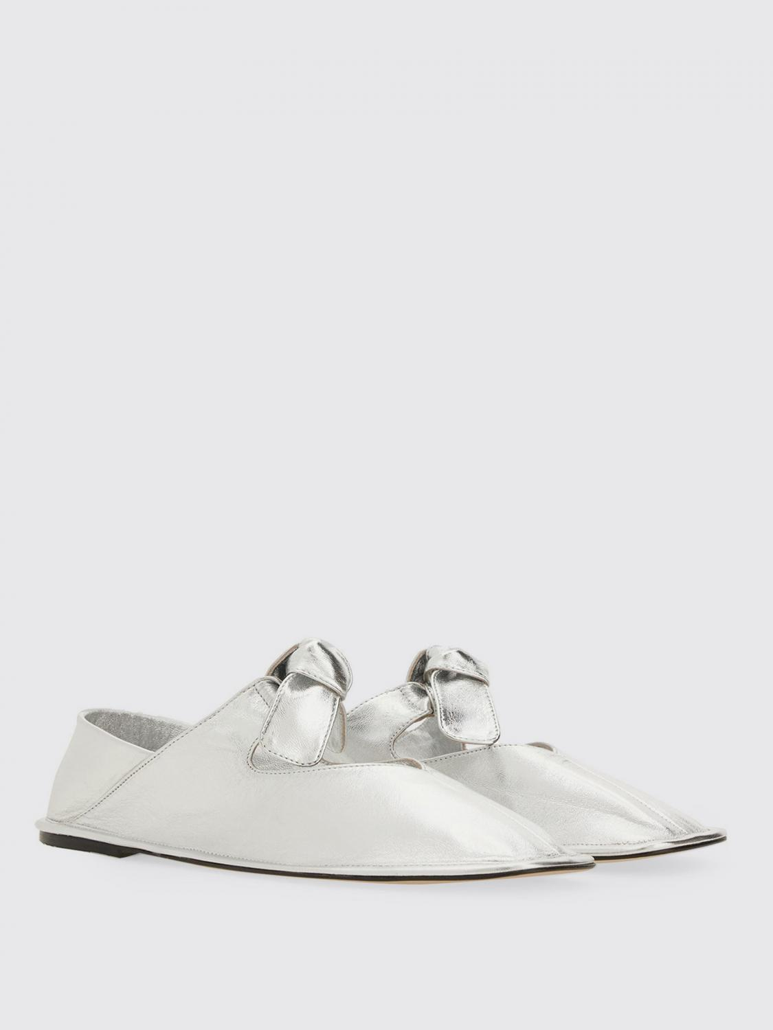 [HEREU] Flat shoes SS25 LLAMWFS24 LIGHTSILVER