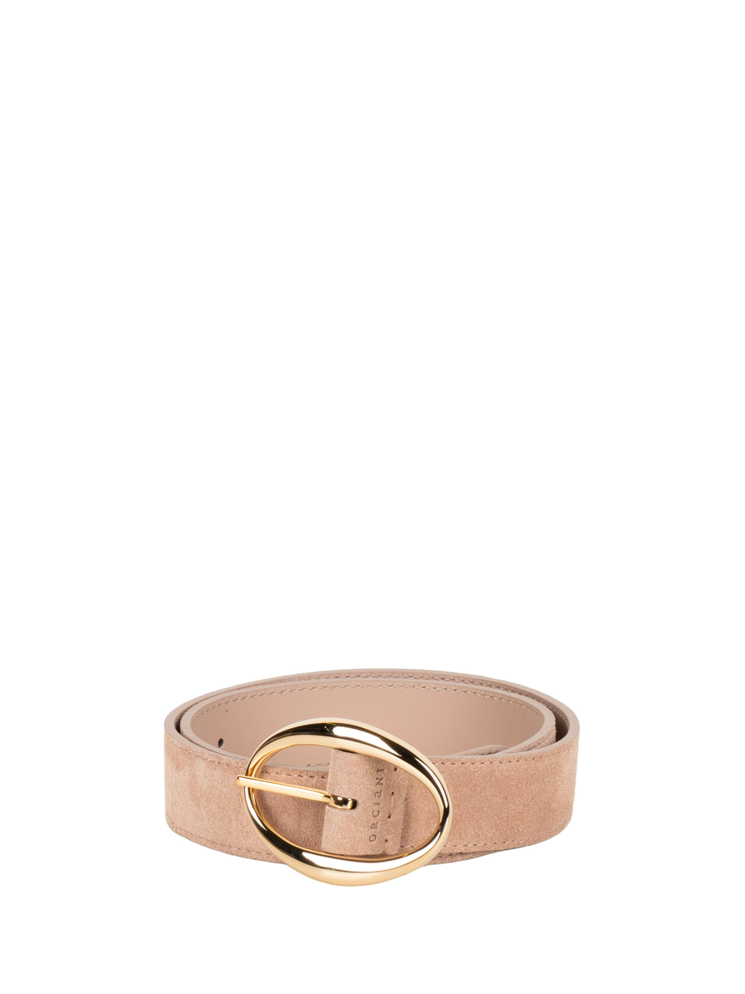 [ORCIANI] Belt SS26 D10222PEACH DOUBLESABBIA+ SASSO