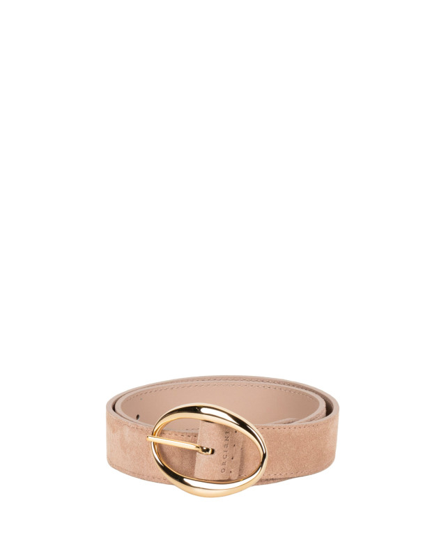 [ORCIANI] Belt SS26 D10222PEACH DOUBLESABBIA+ SASSO