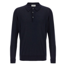 [JOHN SMEDLEY] T-shirts Long Sleeve SS26 FINCHLEYNAVY