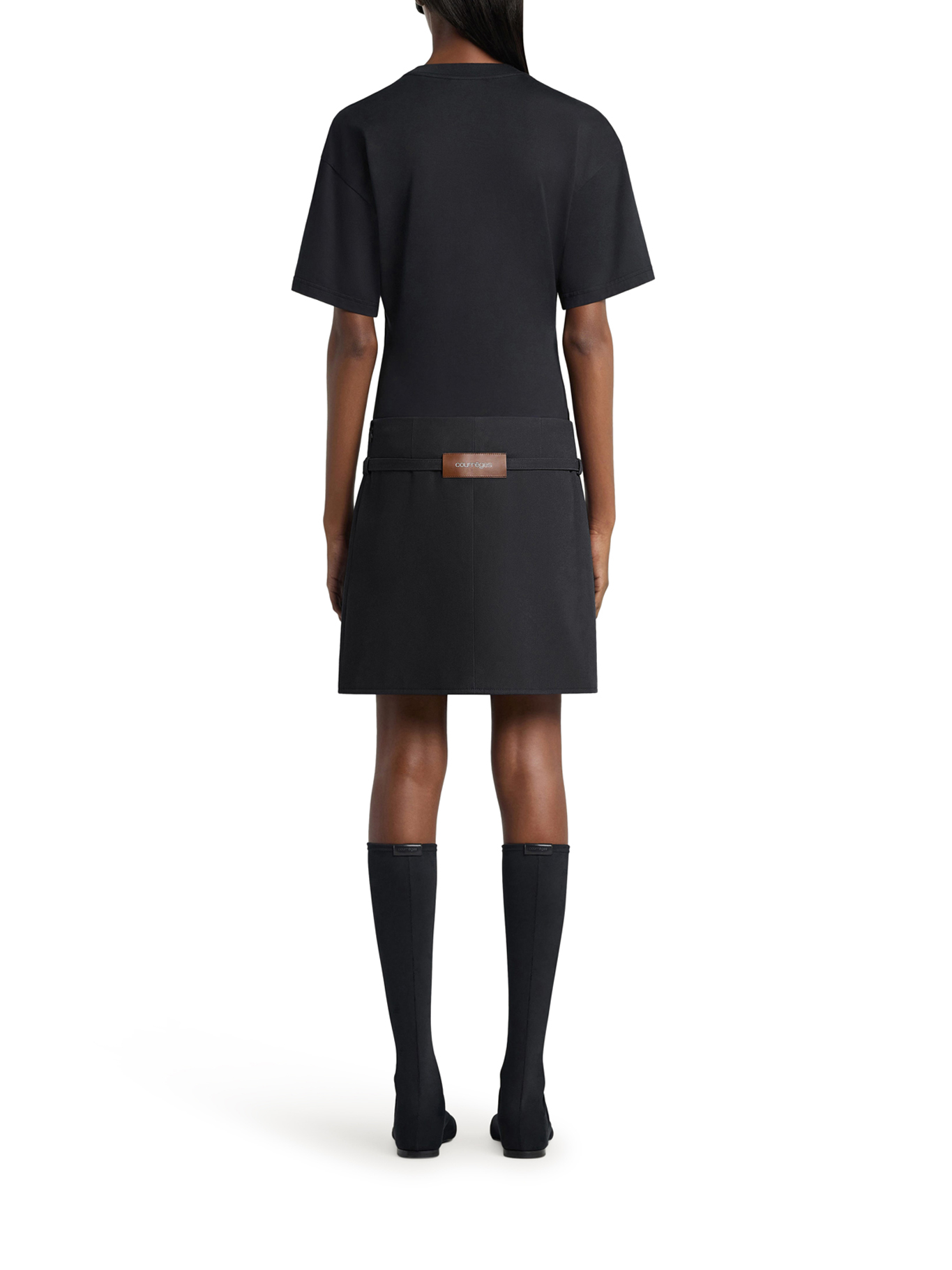 [Courreges] T-shirts Short Sleeve SS26 226JTS168JS02339999 BLACK