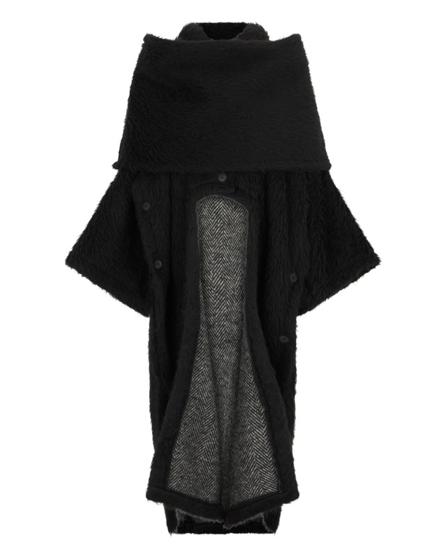 [BATAKOVIC] Coat FW25 FW25BLPALPACA_BLACKGREYHERRINGBONE